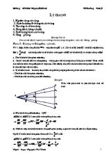 Bồi dưỡng học sinh giỏi Vật lí lớp 7 phần Quang học - Nguyễn Thế Vinh